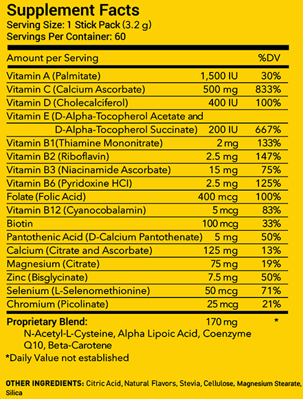 microdaily hydro supplement facts